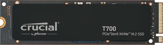 Crucial T700 4TB Gen5 NVMe M.2 SSD - Up to 12,400 MB/s - DirectStorage Enabled - CT4000T700SSD3 - Gaming, Photography, Video Editing &amp; Design - Internal Solid State Drive