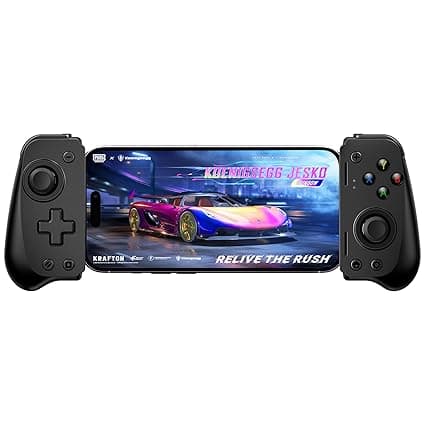 EasySMX M10 Mobile Gaming Controller for iphone, iphone Gaming Controller with Hall Effect Joysticks/Hall Trigger, Plug &amp; Play, Low Latency, No Bluetooth Require